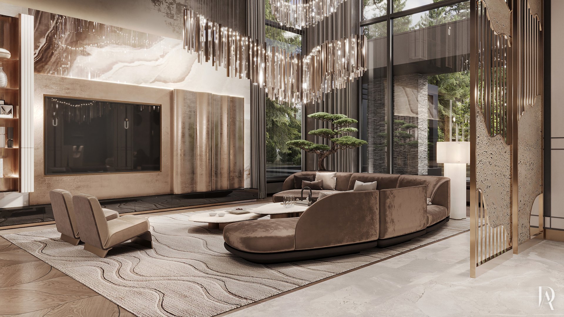 Дизайн-проект загородного дома 500 м² в КП «Миллениум Парк». Фото 12