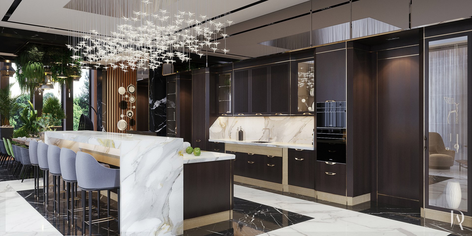 Дизайн-проект Загородного Дома 420 м² в Современном Стиле. Фото 8