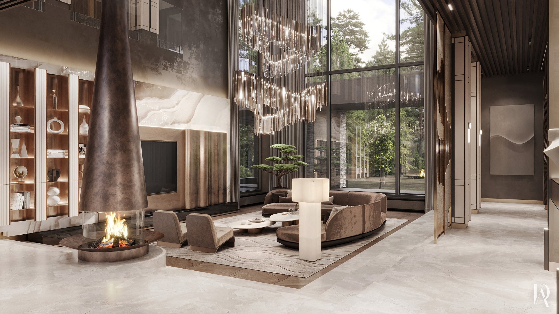 Дизайн-проект загородного дома 500 м² в КП «Миллениум Парк». Фото 7