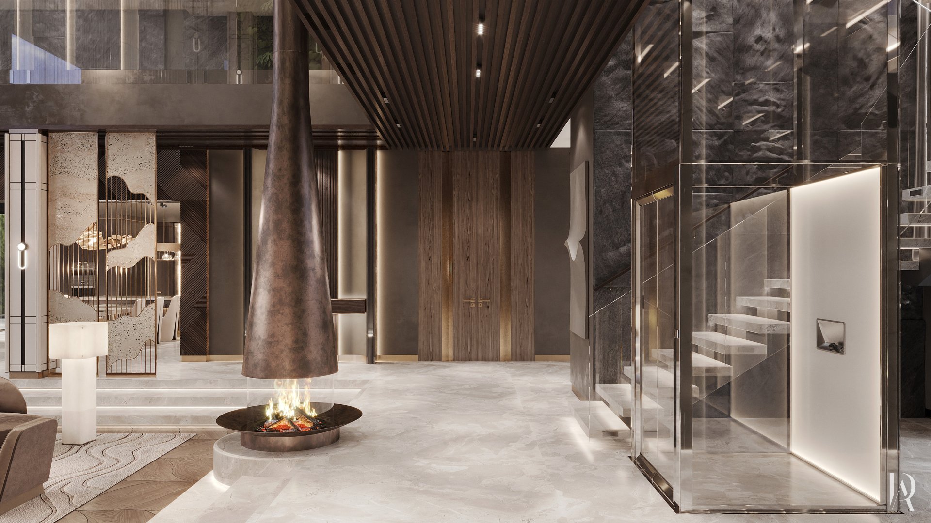 Дизайн-проект загородного дома 500 м² в КП «Миллениум Парк». Фото 13