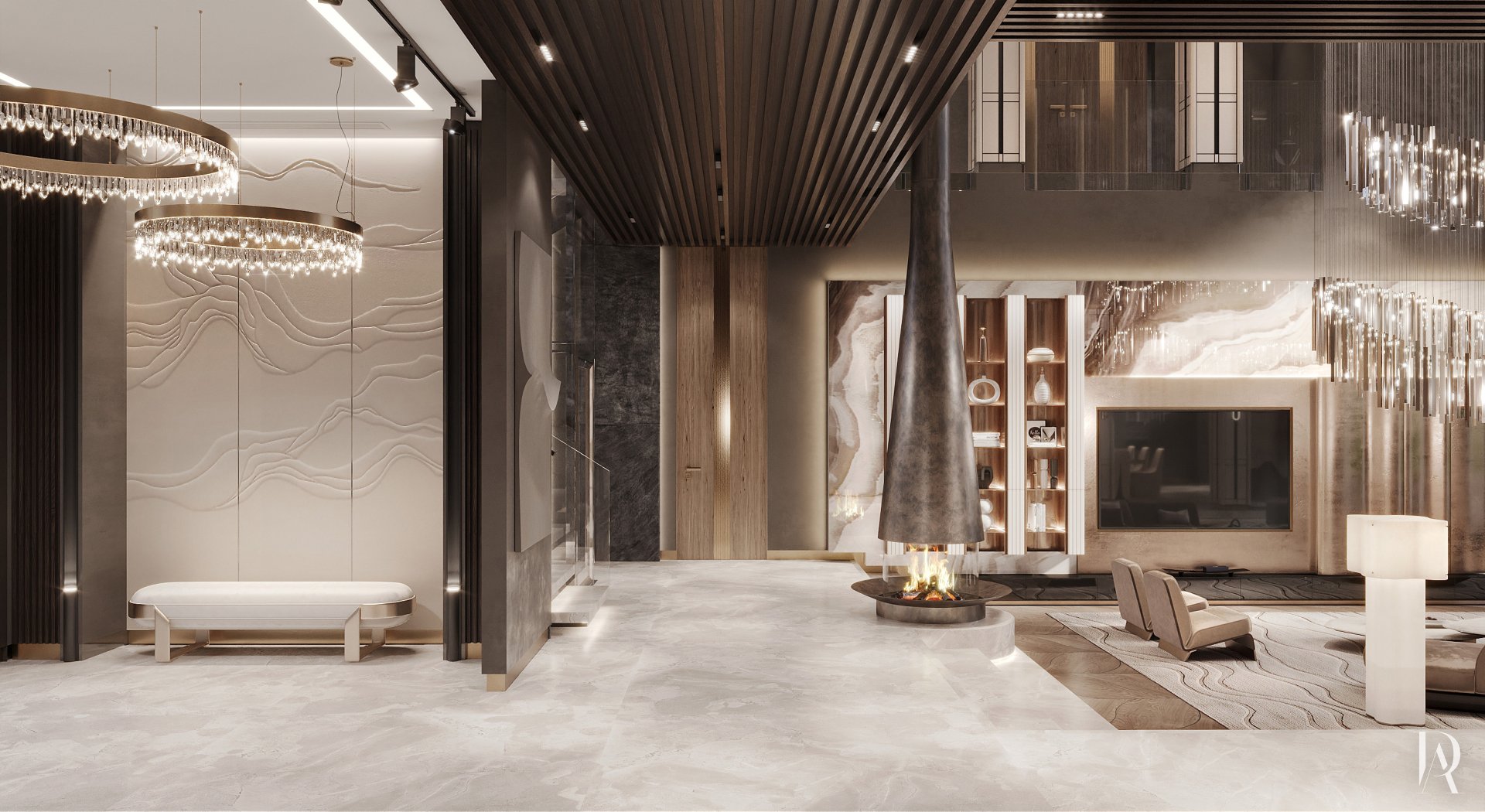 Дизайн-проект загородного дома 500 м² в КП «Миллениум Парк». Фото 17