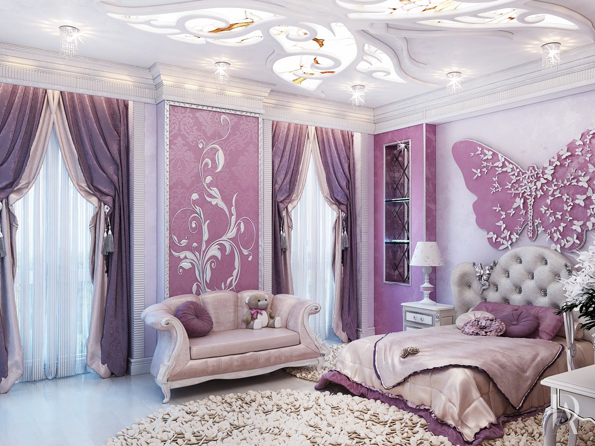 Дизайн детской спальни для девочки: мир сказок и игр. Фото 3
