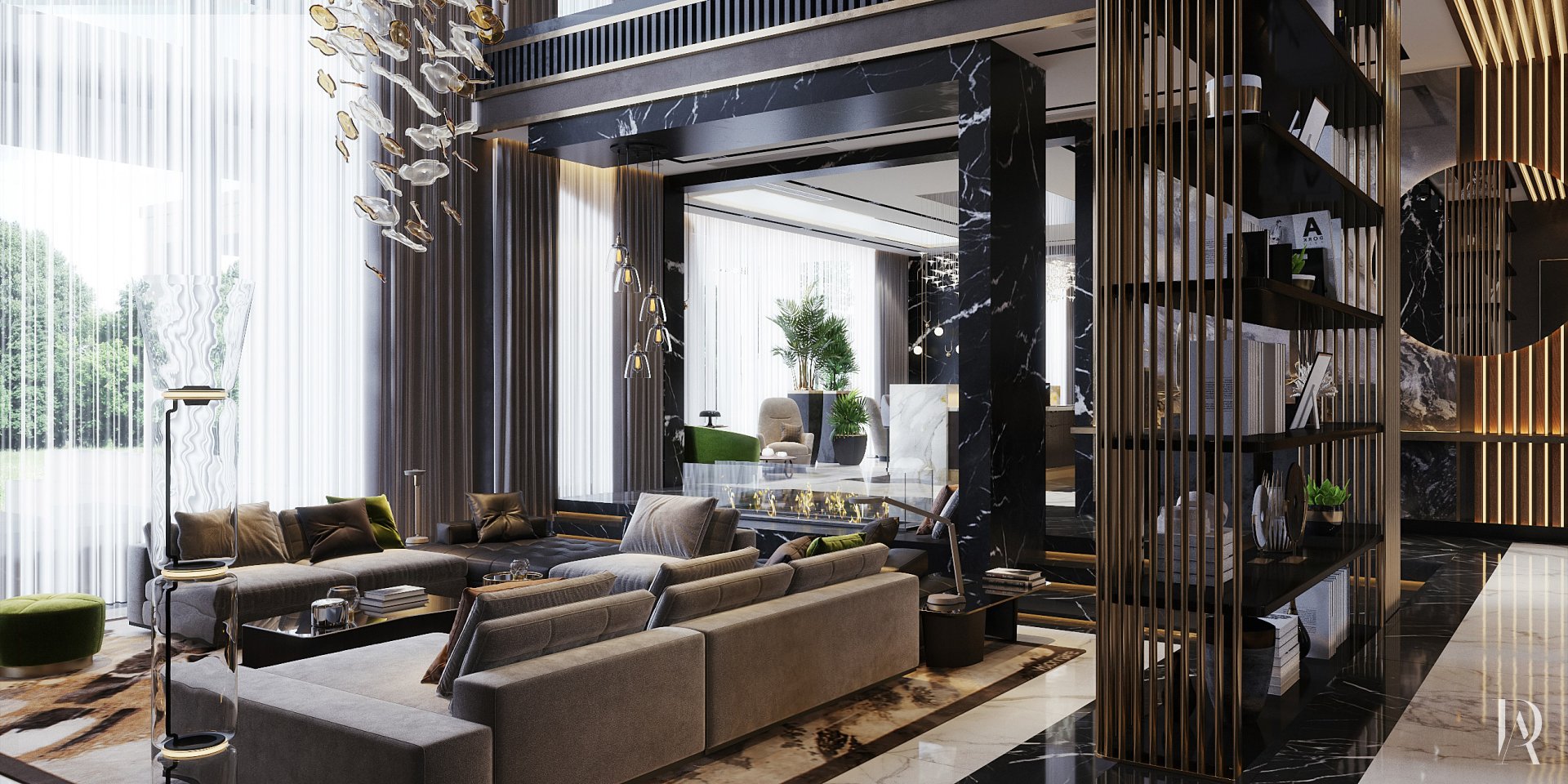 Дизайн-проект Загородного Дома 420 м² в Современном Стиле. Фото 6