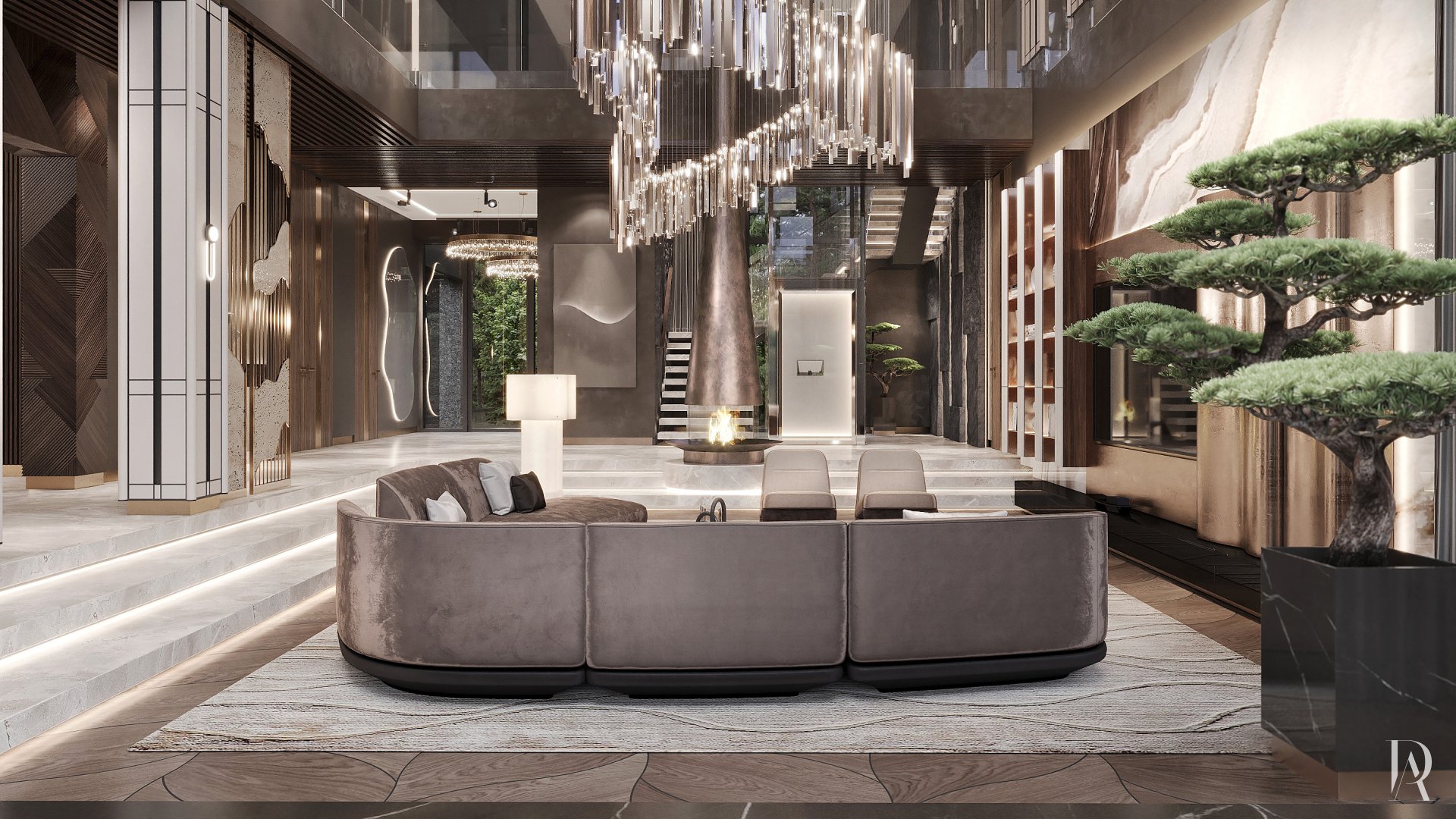 Дизайн-проект загородного дома 500 м² в КП «Миллениум Парк». Фото 4