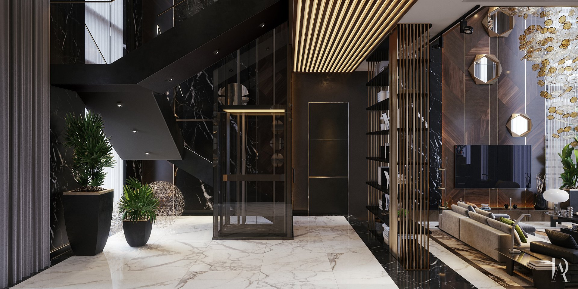 Дизайн-проект Загородного Дома 420 м² в Современном Стиле. Фото 18