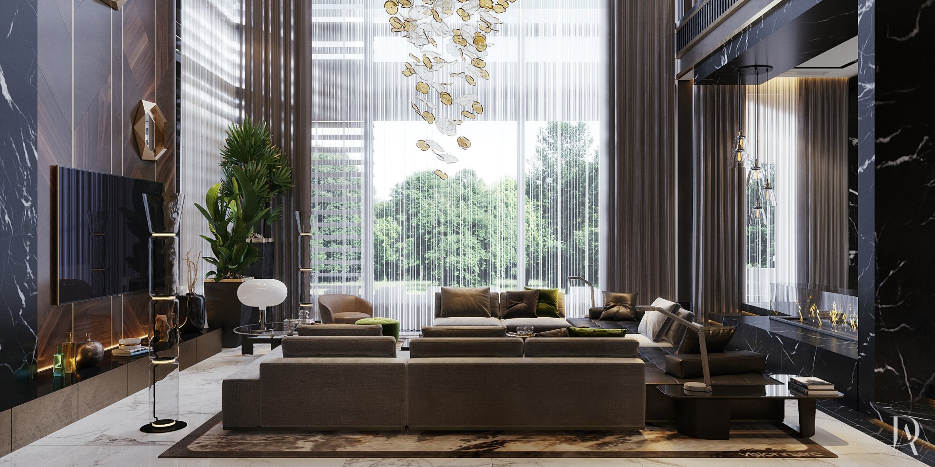 Дизайн-проект Загородного Дома 420 м² в Современном Стиле. Фото 2